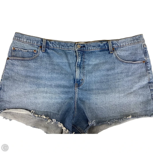 Shorts By Abercrombie And Fitch In Blue Denim, Size: 22