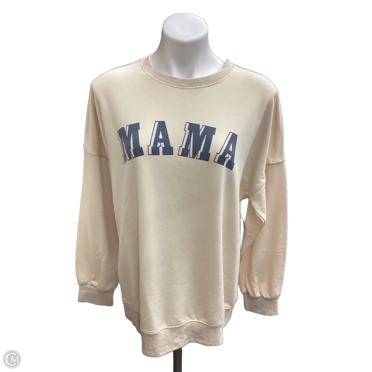 Sweatshirt Crewneck By Clothes Mentor In Yellow, Size: L