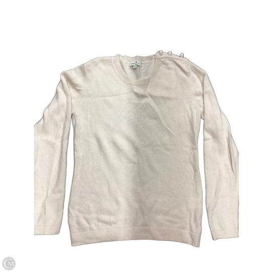 Sweater Cashmere By Clothes Mentor In Cream, Size: S