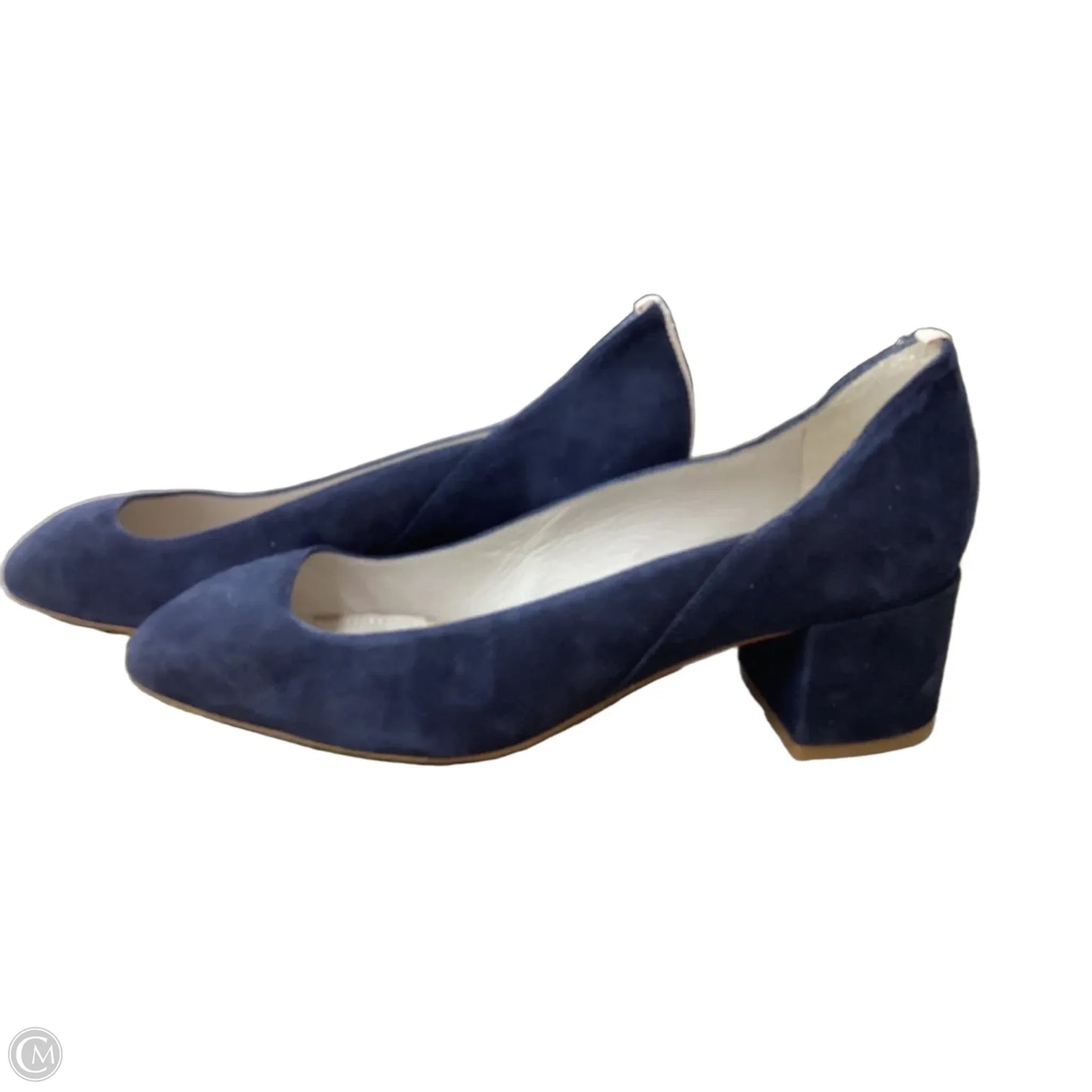 Shoes Heels Block By Boden In Navy, Size: 7.5