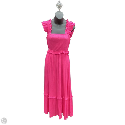 Dress Casual Maxi By By The River In Pink, Size: M