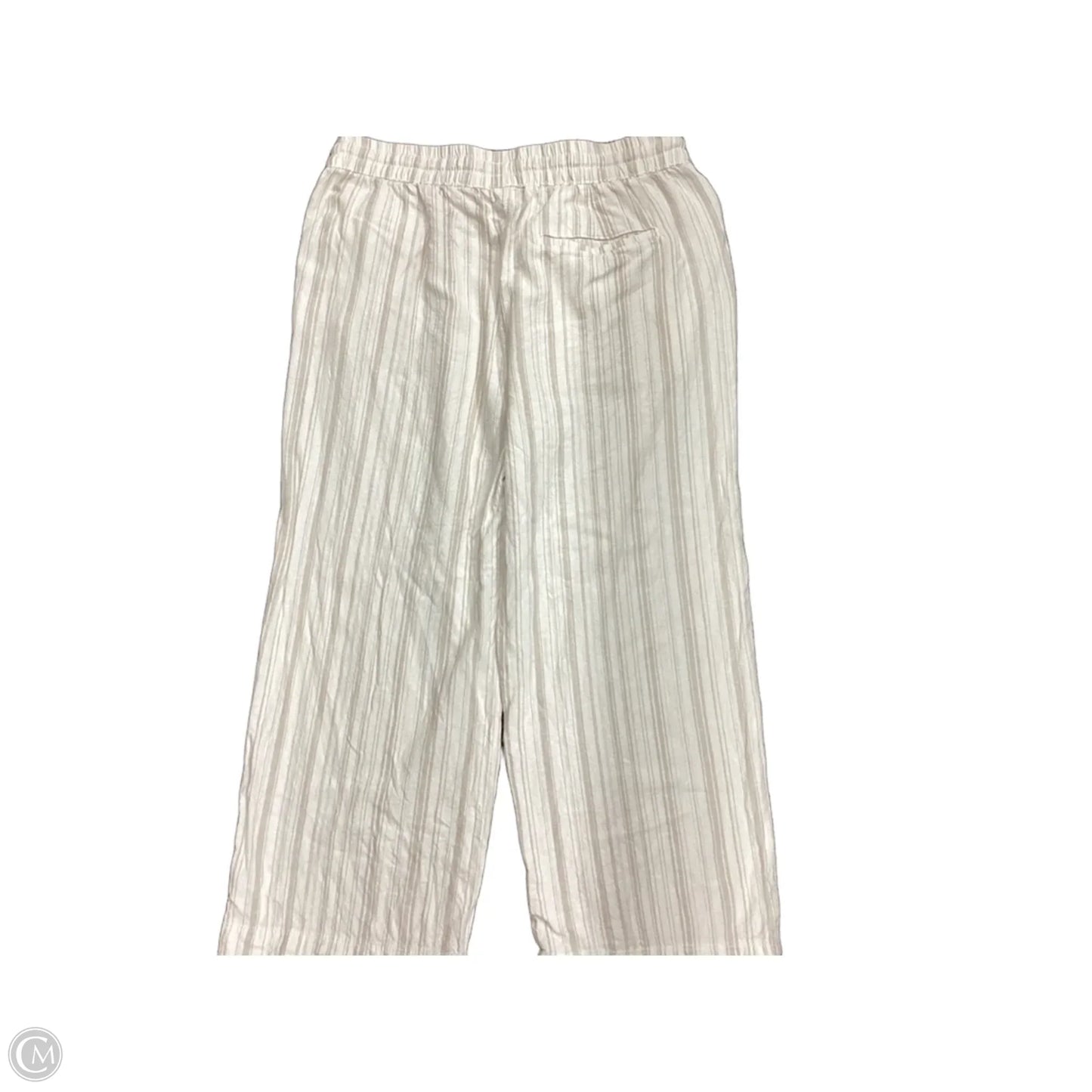 Pants Wide Leg By Sonoma In Cream & Tan, Size: M