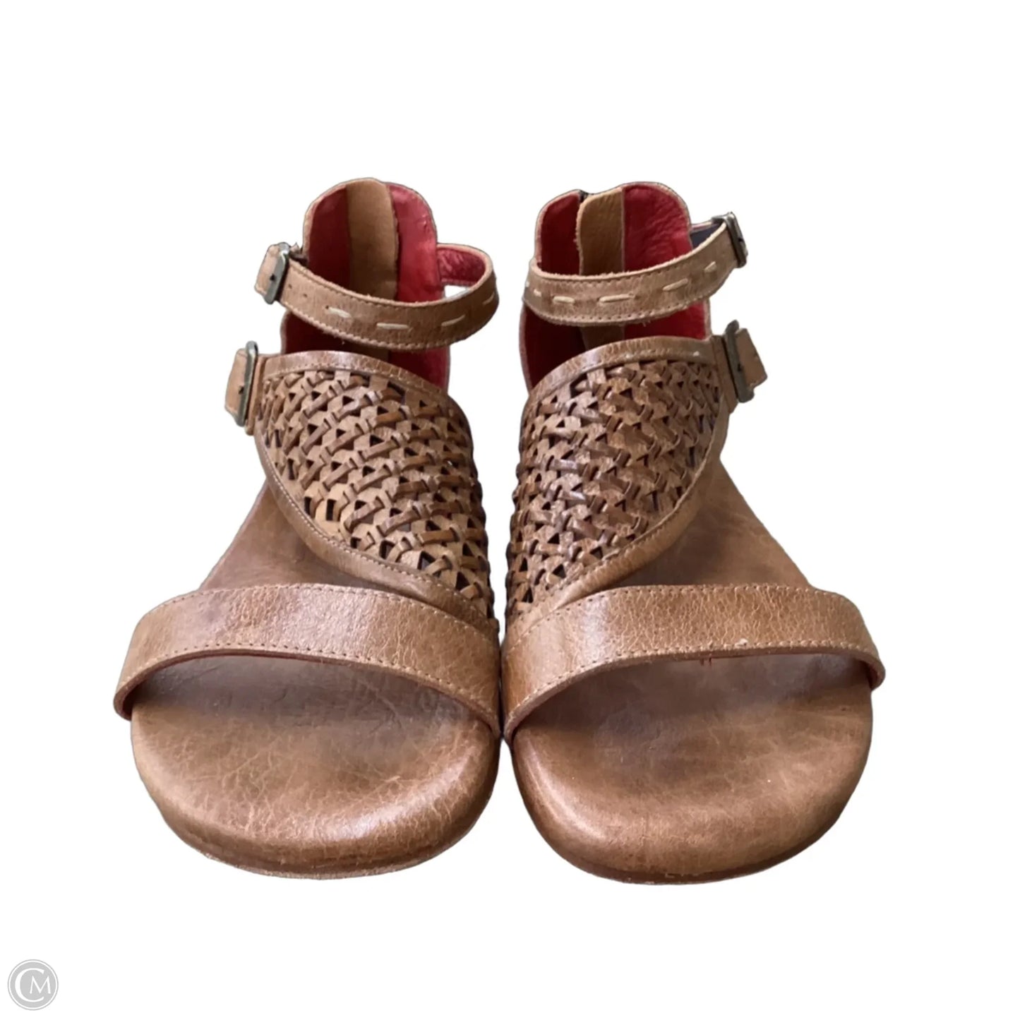 Sandals Flats By Bed Stu In Brown, Size: 9