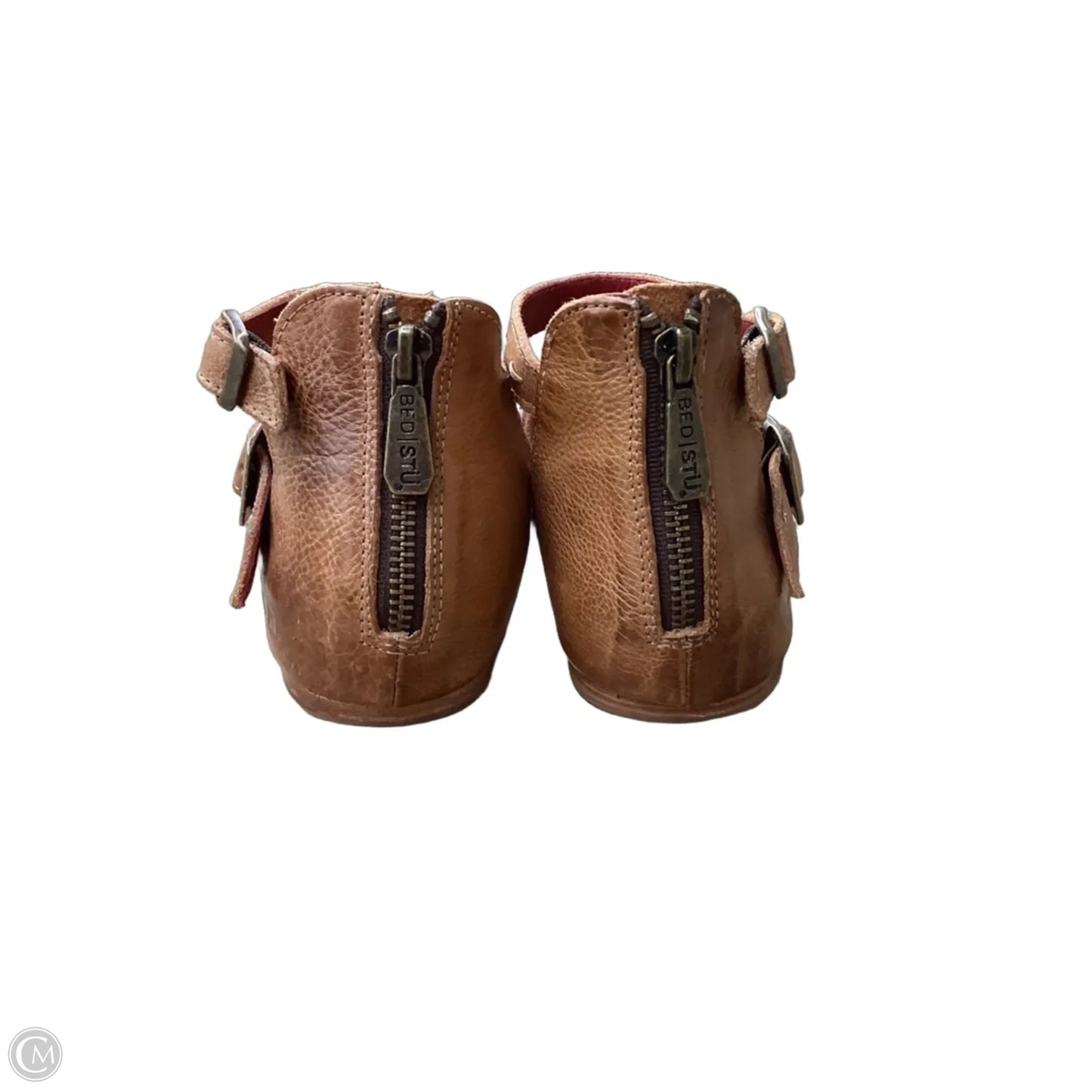 Sandals Flats By Bed Stu In Brown, Size: 9