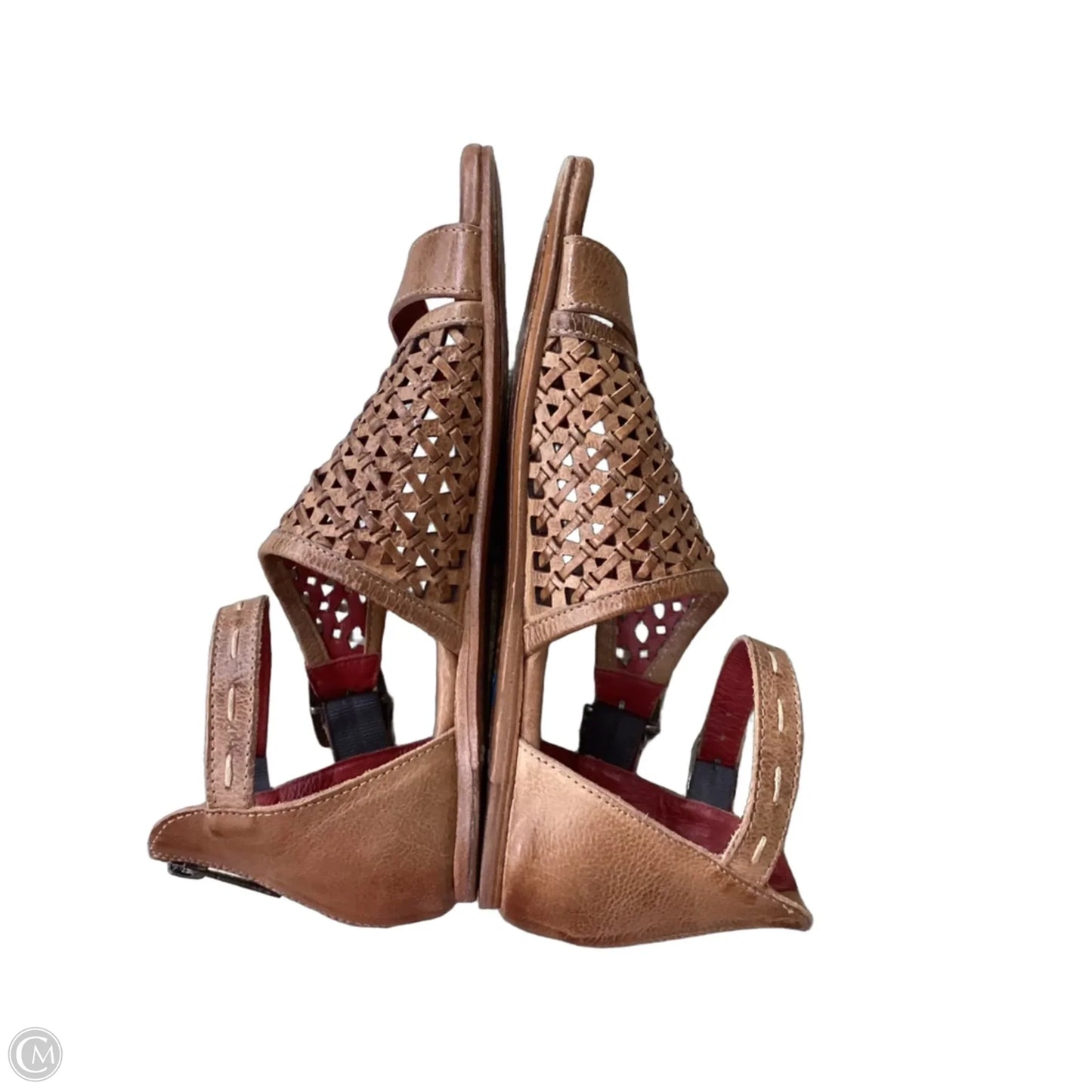 Sandals Flats By Bed Stu In Brown, Size: 9