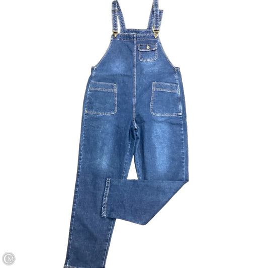Overalls By Clothes Mentor In Blue Denim, Size: M