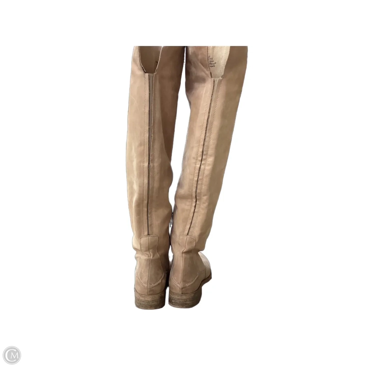 Boots Leather By Free People In Tan, Size: 6.5