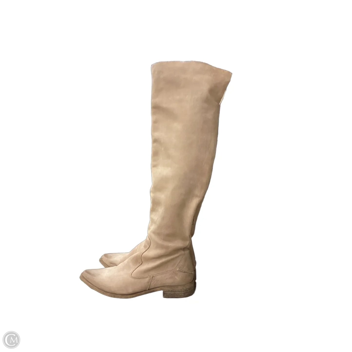 Boots Leather By Free People In Tan, Size: 6.5