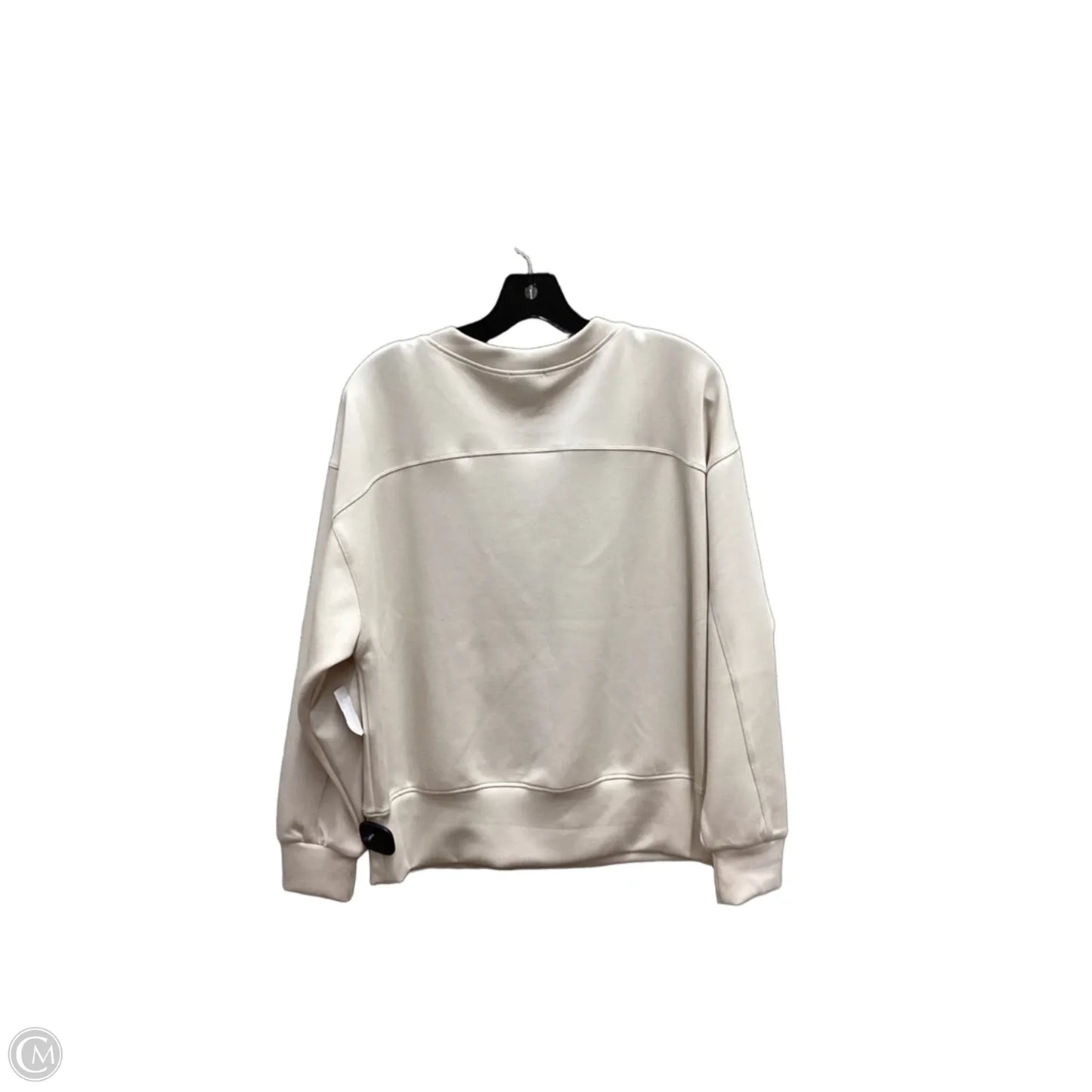 Sweatshirt Crewneck By Yelete In Tan, Size: M