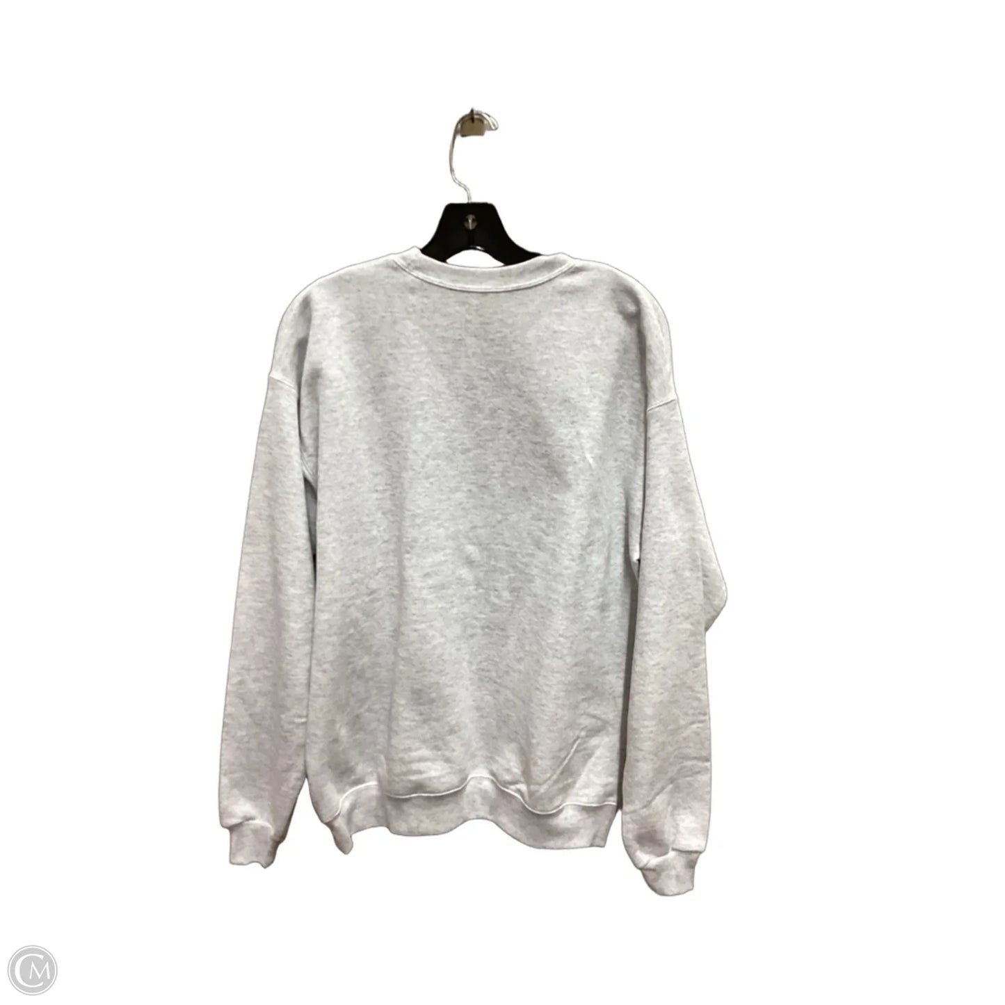 Sweatshirt Crewneck By Hanes In Grey, Size: M