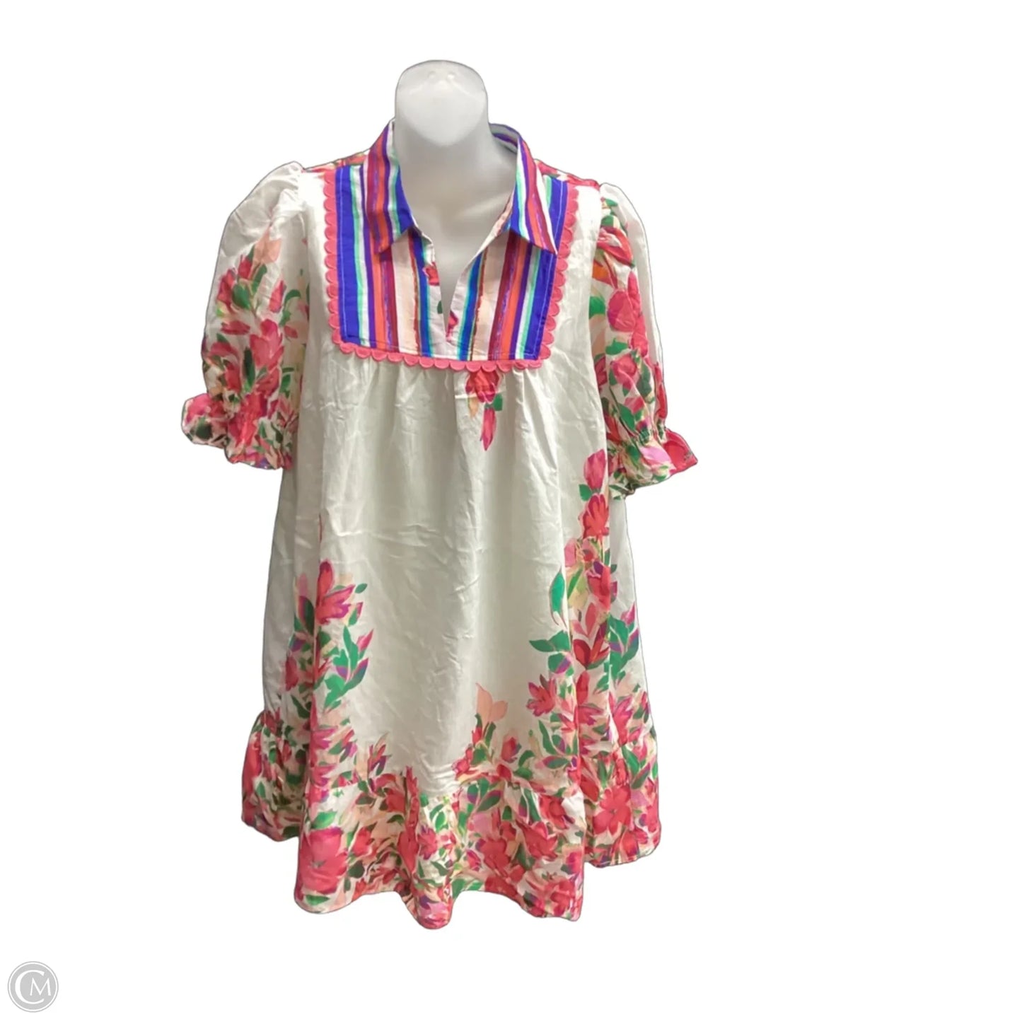 Dress Casual Short By Umgee In Floral Print, Size: S