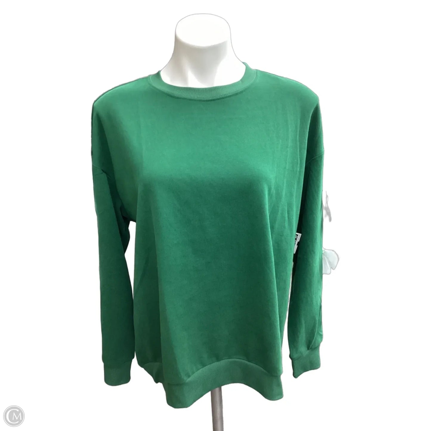 Sweatshirt Crewneck By Jess Lea In Green, Size: M