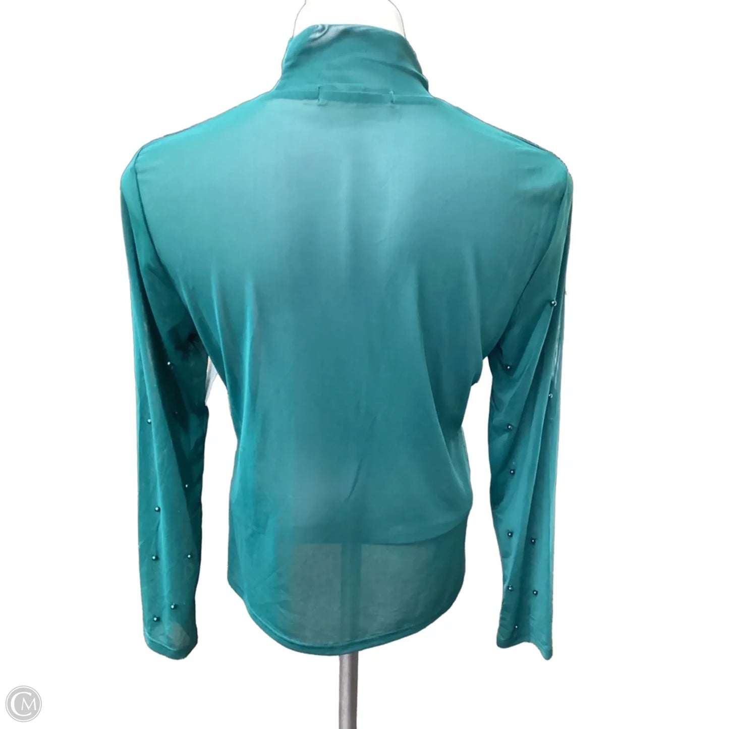 Top Long Sleeve By Clothes Mentor In Green, Size: M