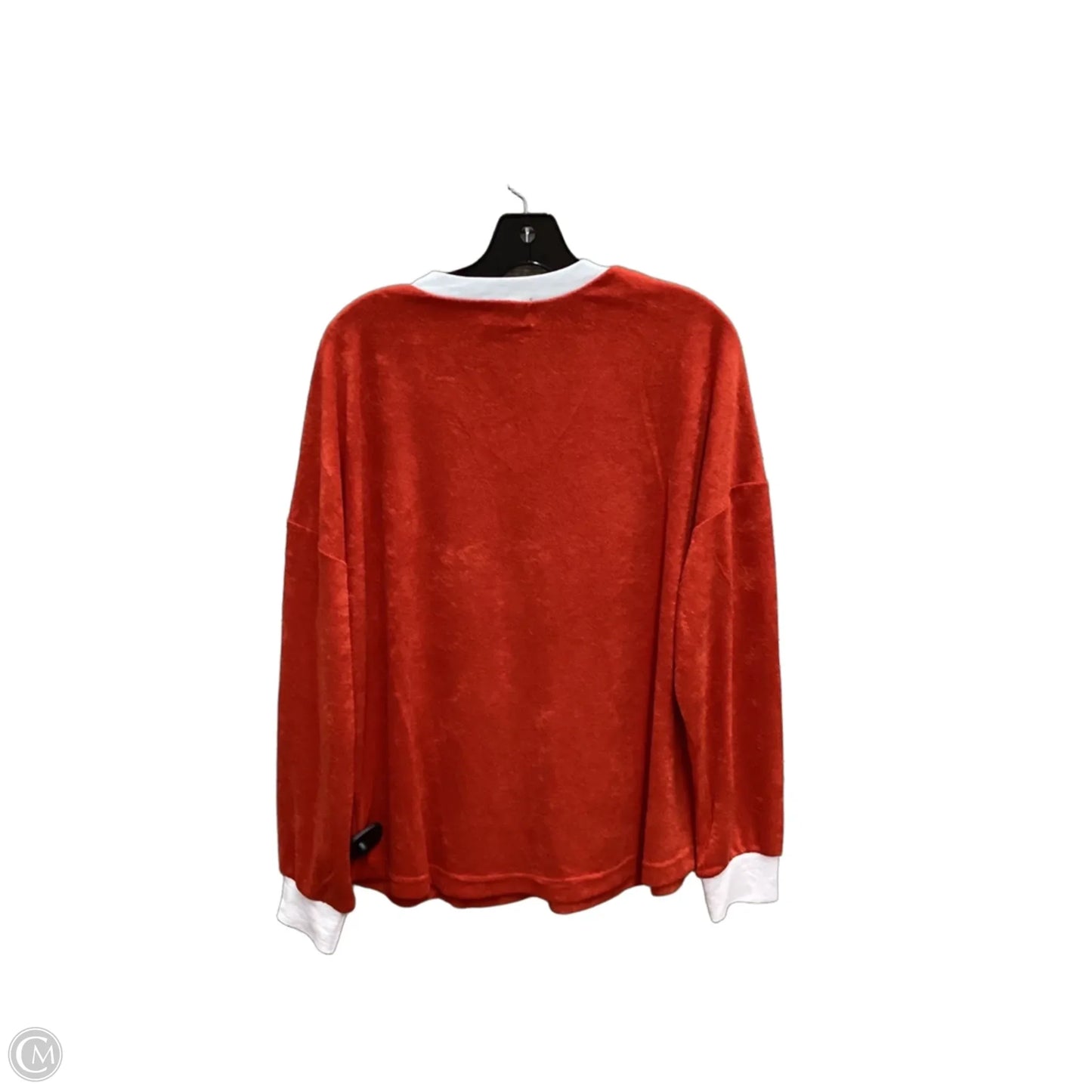 Top Long Sleeve By Clothes Mentor In Orange, Size: M
