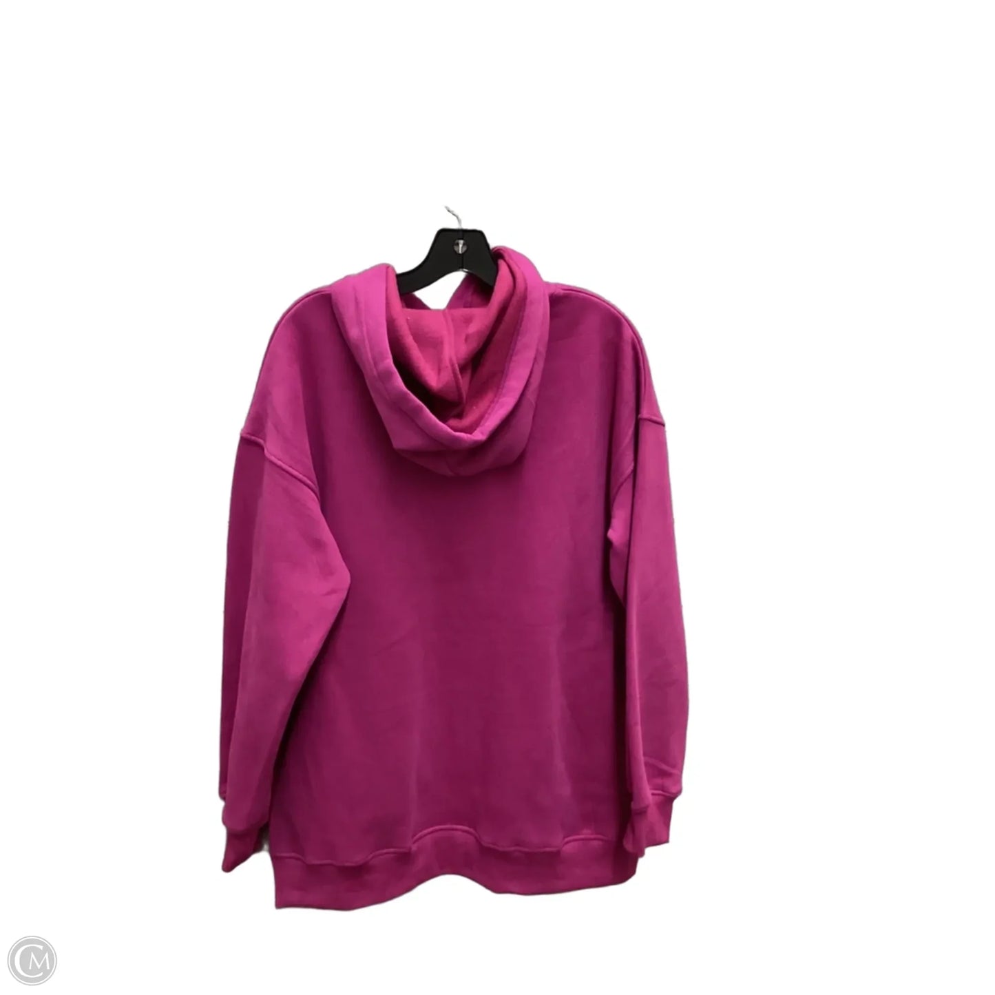 Sweatshirt Hoodie By Clothes Mentor In Pink, Size: M