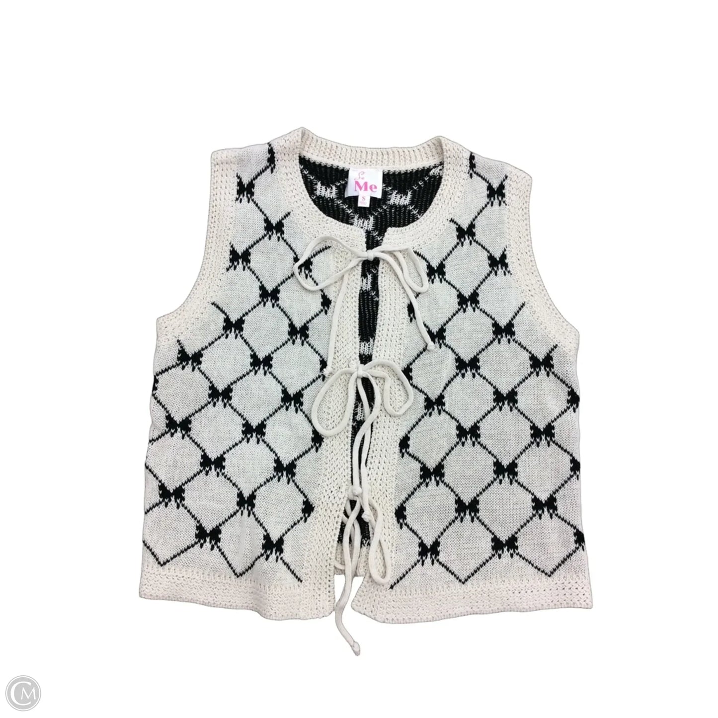 Vest Sweater By Clothes Mentor In Tan, Size: S