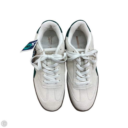Shoes Sneakers By Reebok In Cream & Green, Size: 8