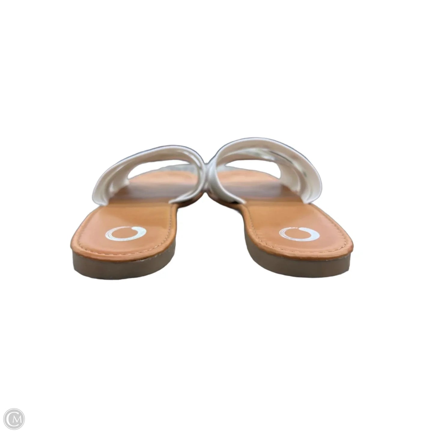 Sandals Flats By Clothes Mentor In White, Size: 10