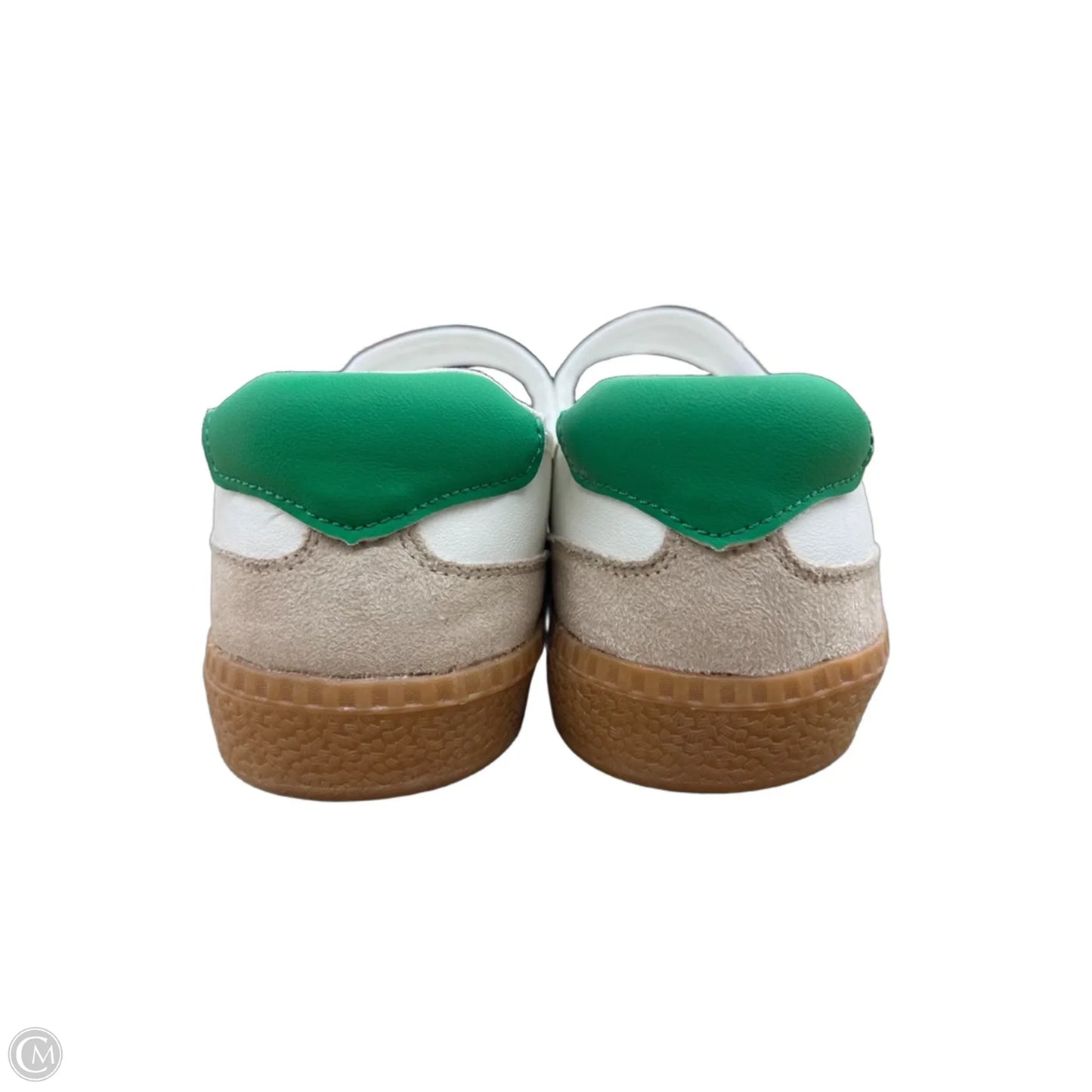 Shoes Sneakers By Corkys In Green & White, Size: 11