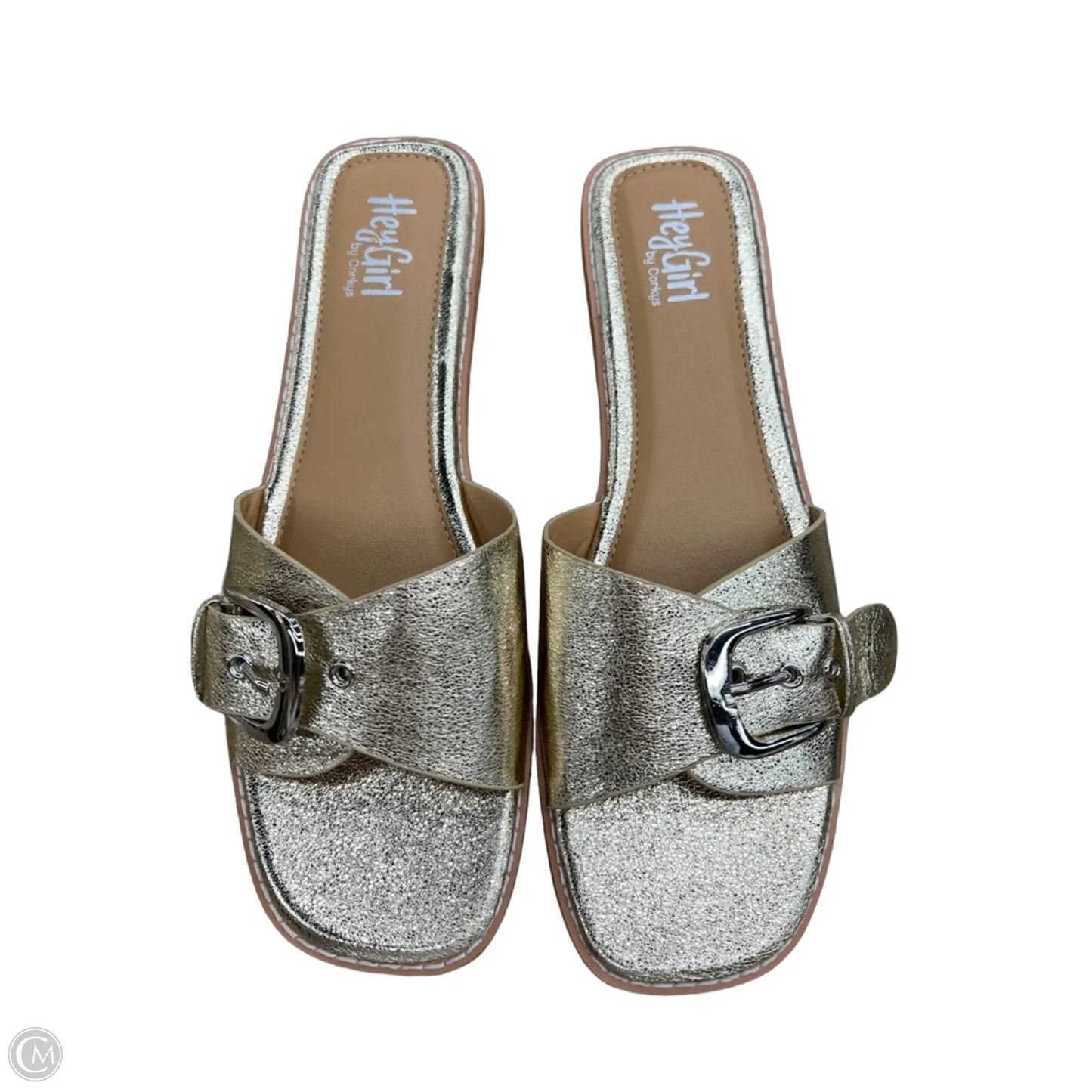 Sandals Flats By Corkys In Gold, Size: 11