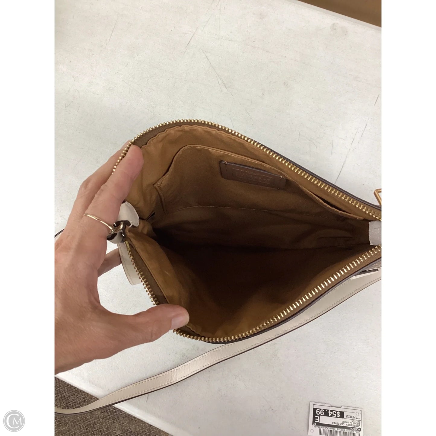 Crossbody Designer By Coach, Size: Medium