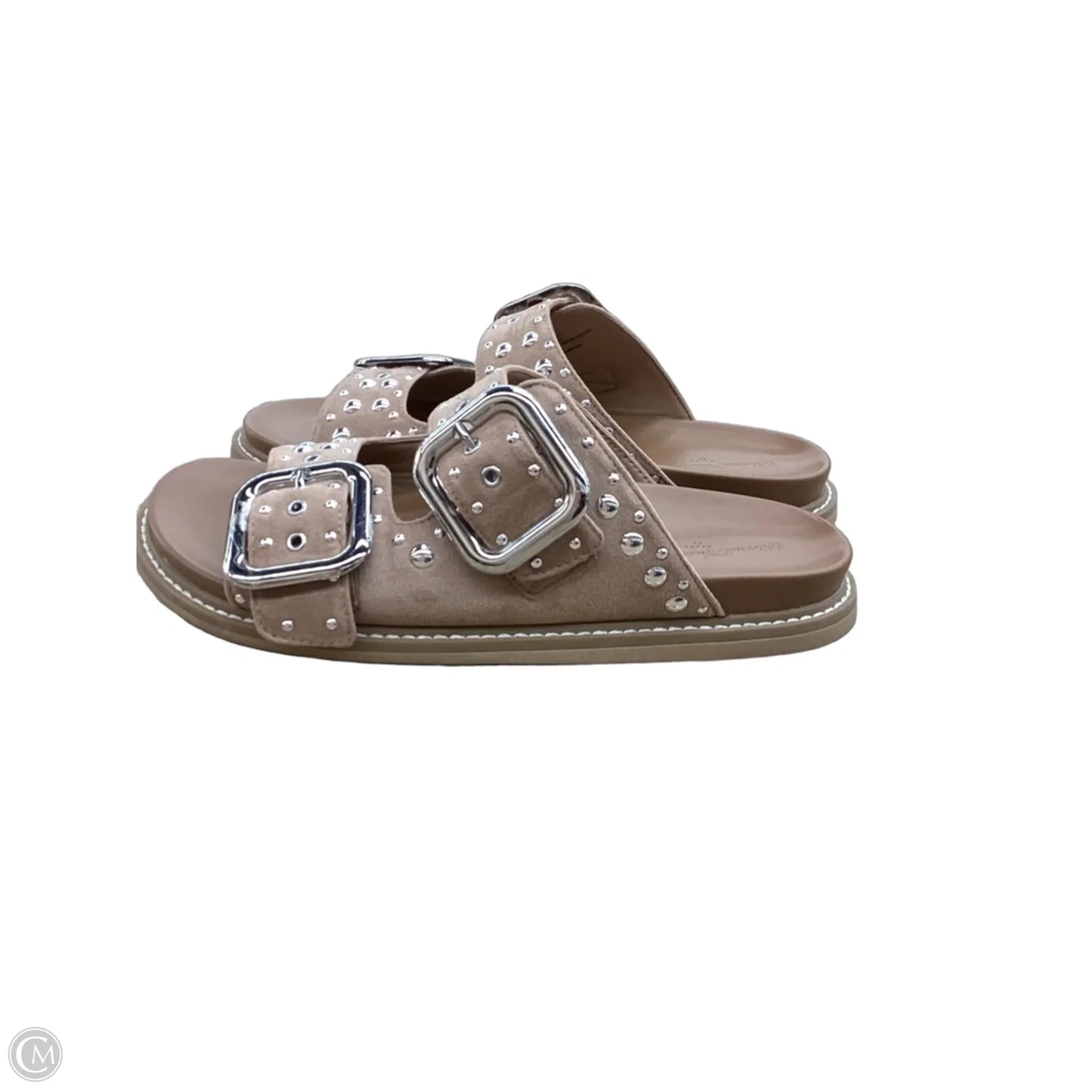 Sandals Flats By Universal Thread In Tan, Size: 8.5