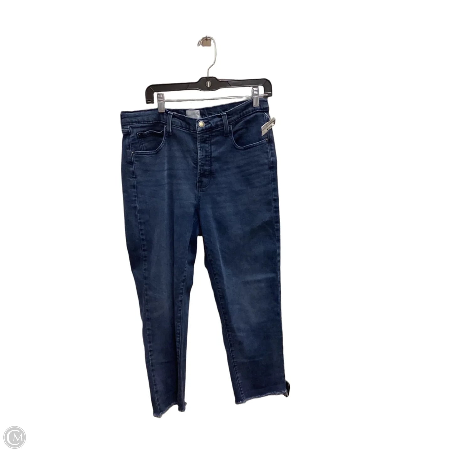 Jeans Cropped By Universal Thread In Blue Denim, Size: 14