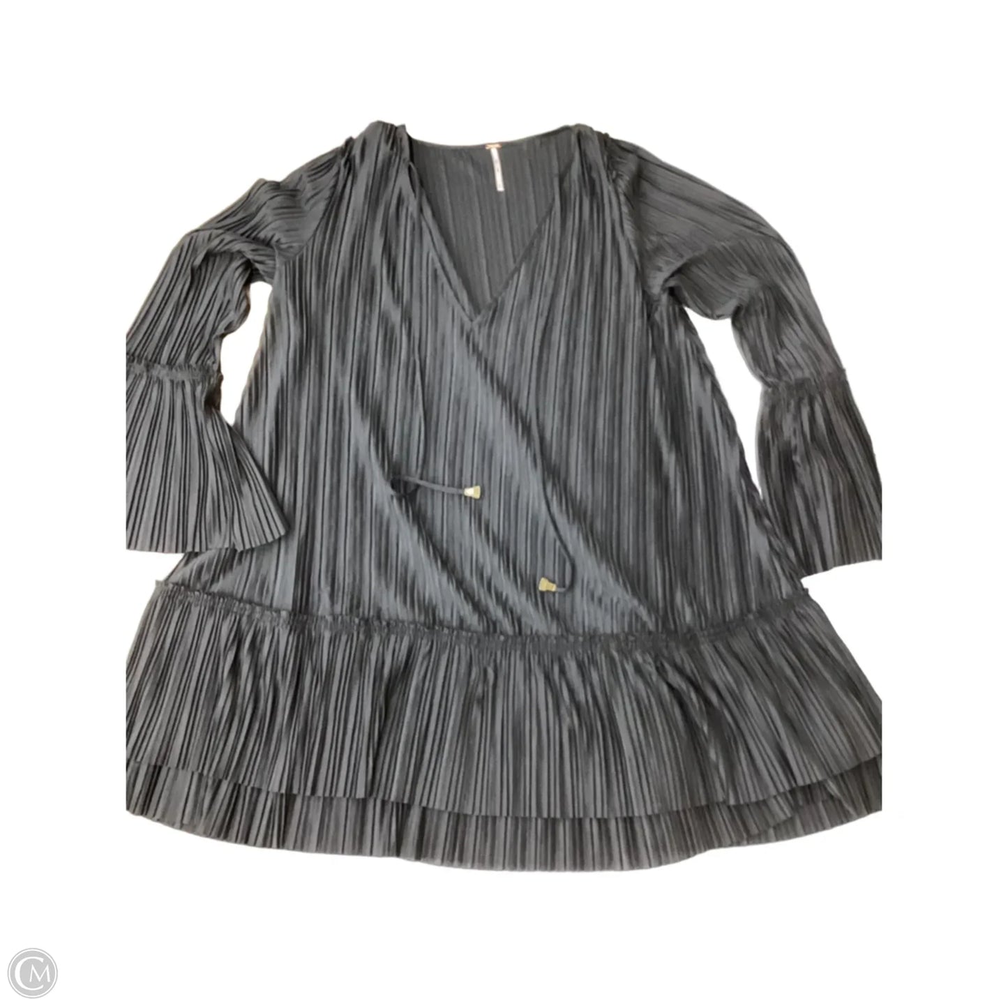 Tunic Long Sleeve By Free People In Black, Size: M