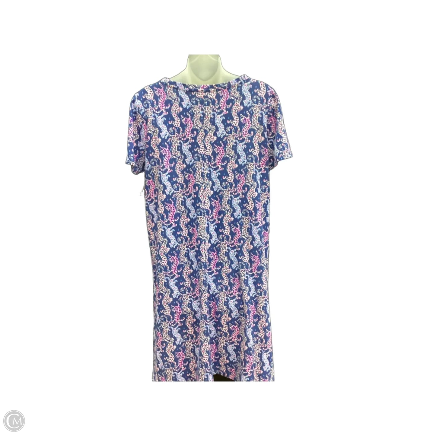 Dress Designer By Lilly Pulitzer In Blue & Pink, Size: L