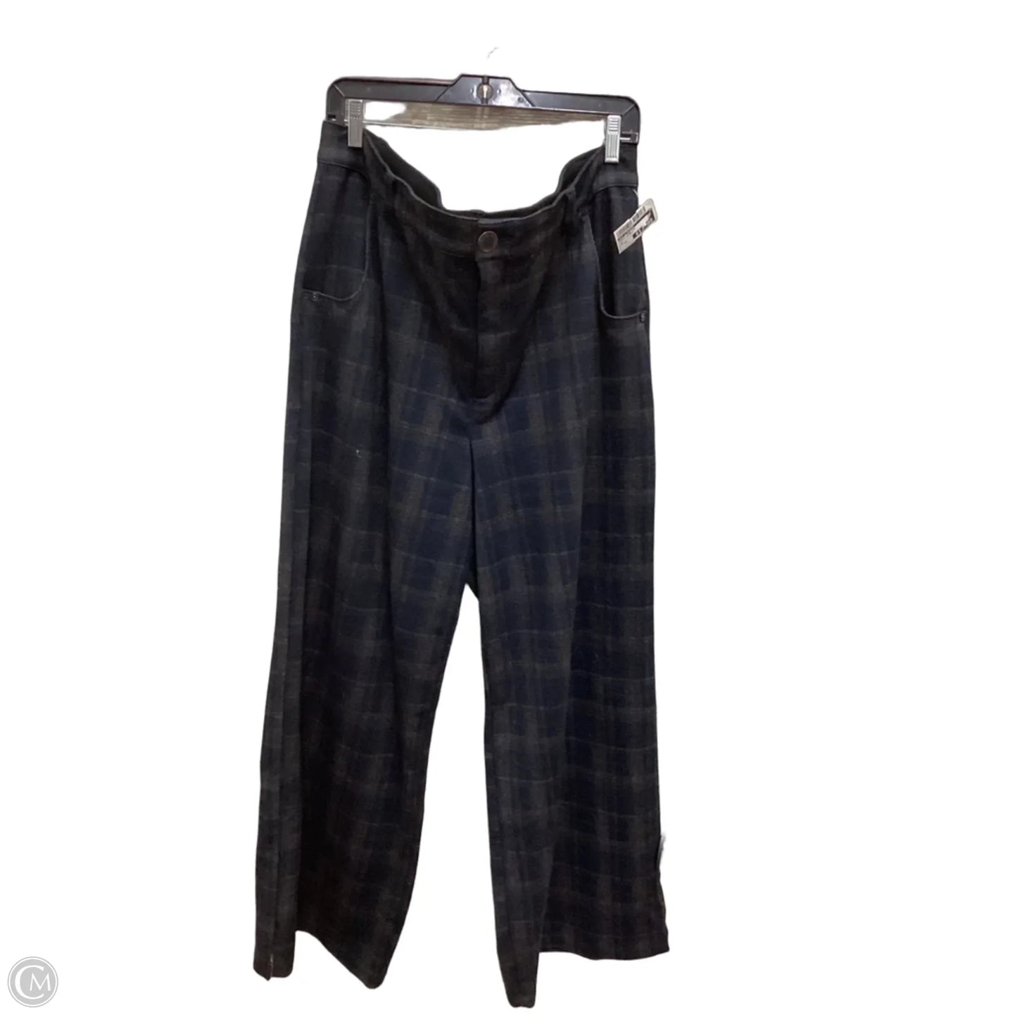 Pants Wide Leg By Wit & Wisdom In Plaid Pattern, Size: 18