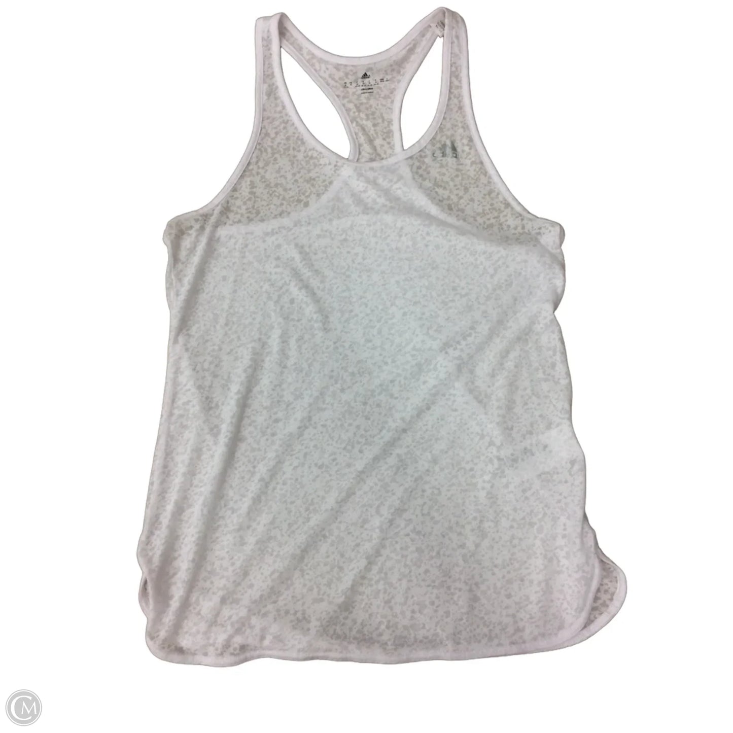 Athletic Tank Top By Adidas In White, Size: M