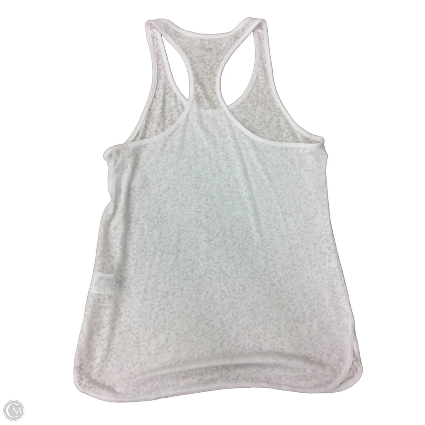 Athletic Tank Top By Adidas In White, Size: M