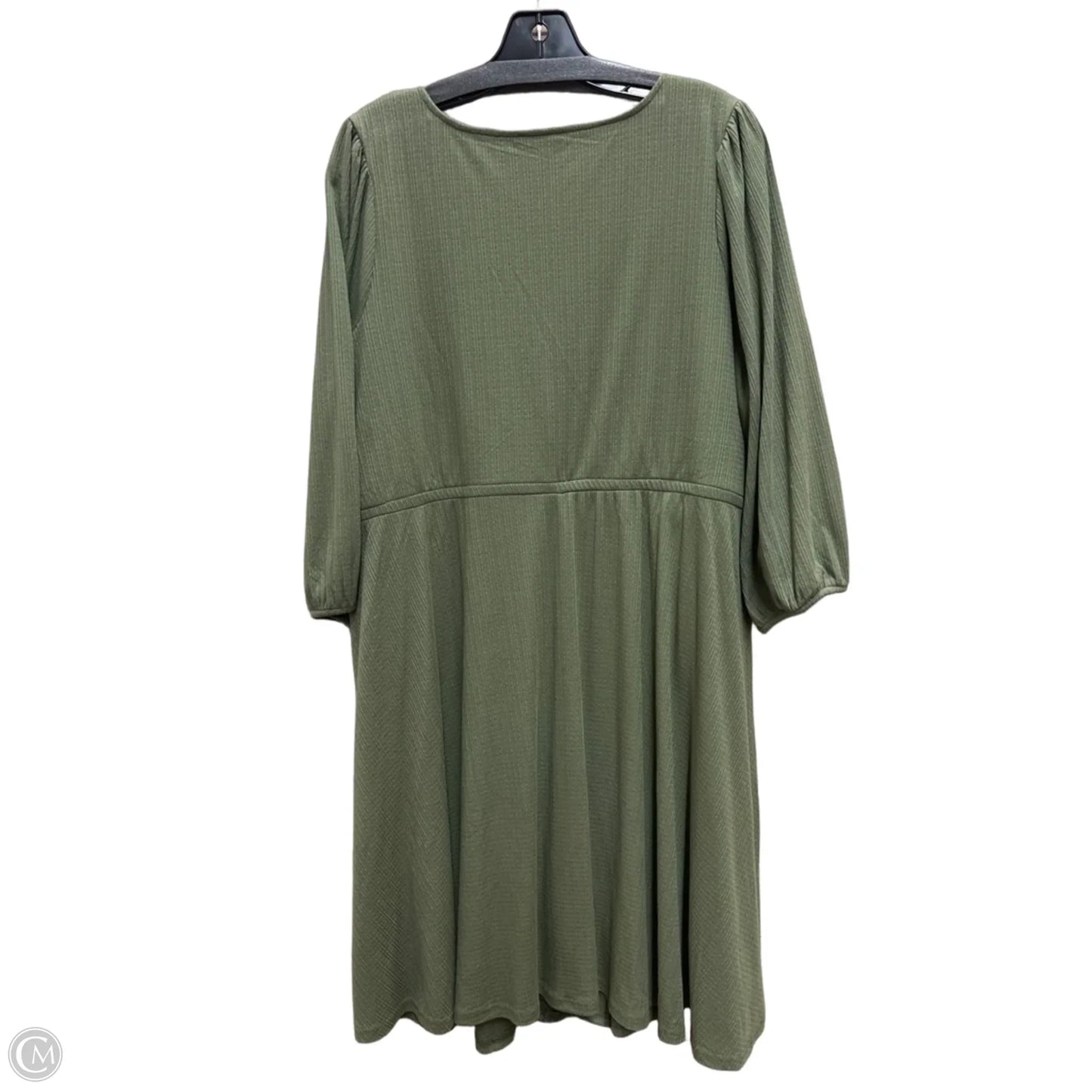 Dress Casual Midi By Torrid In Green, Size: 3x