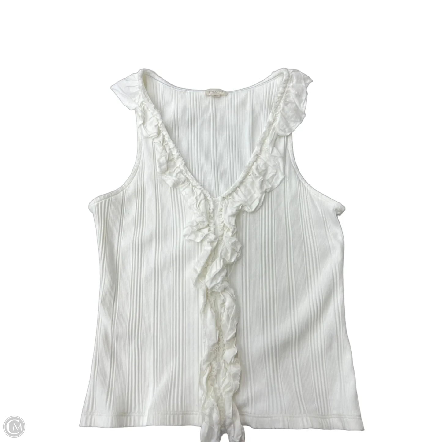 Top Sleeveless By Pilcro In White, Size: L