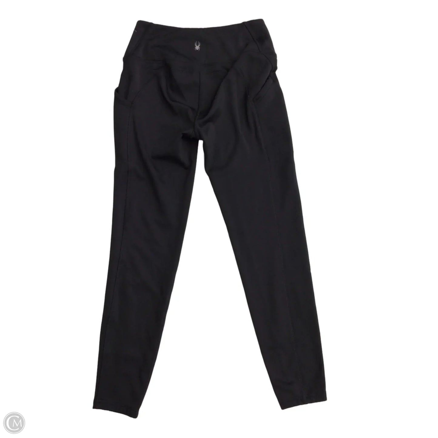 Athletic Leggings By Spyder In Black, Size: S