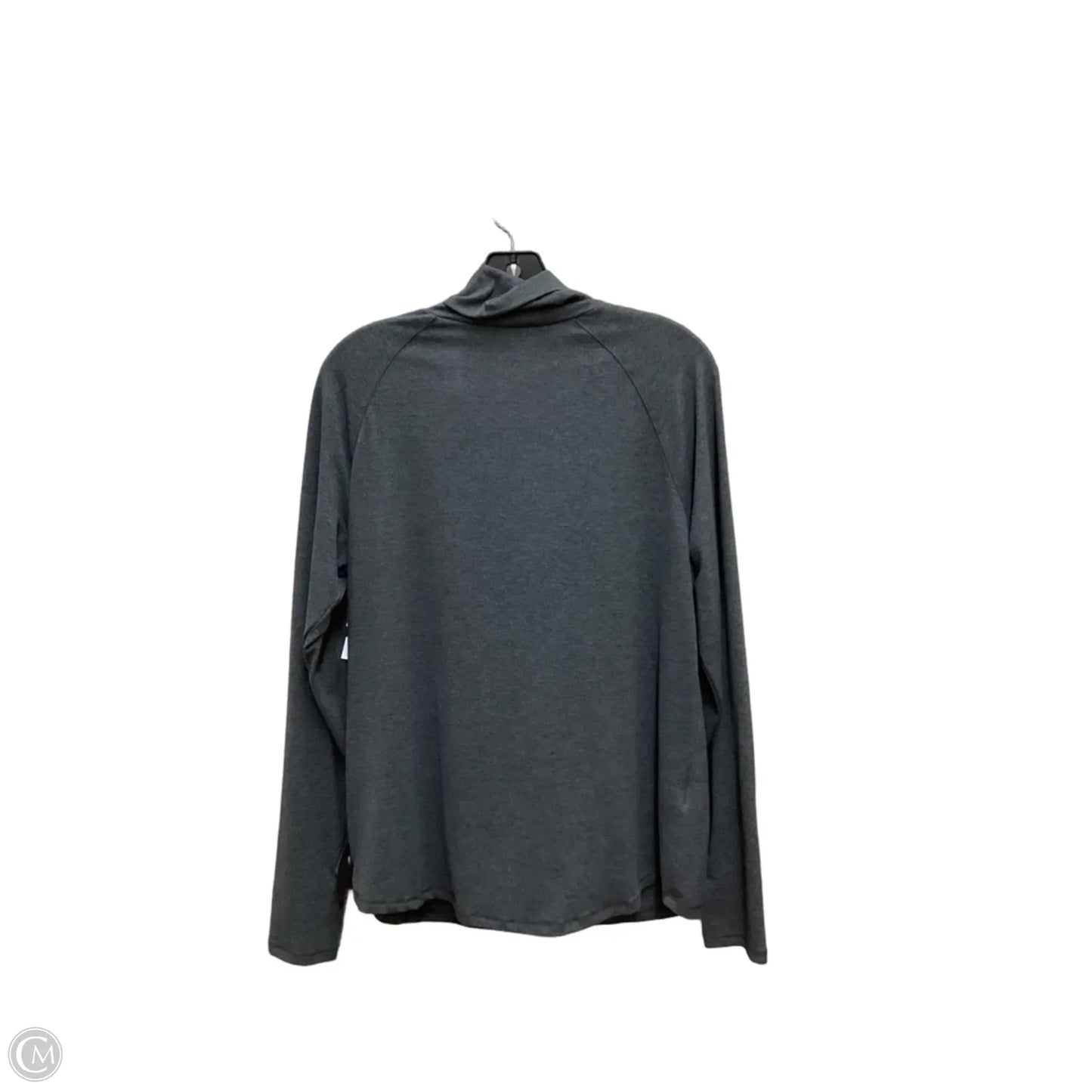 Top Long Sleeve By Eddie Bauer In Grey, Size: L