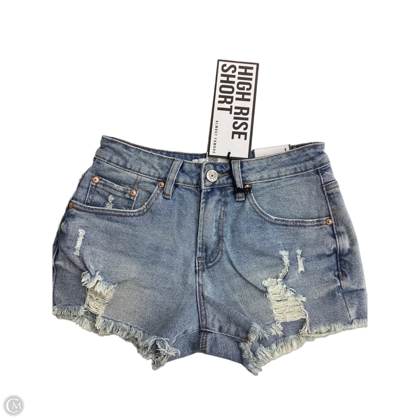 Shorts By Almost Famous In Blue Denim, Size: 0