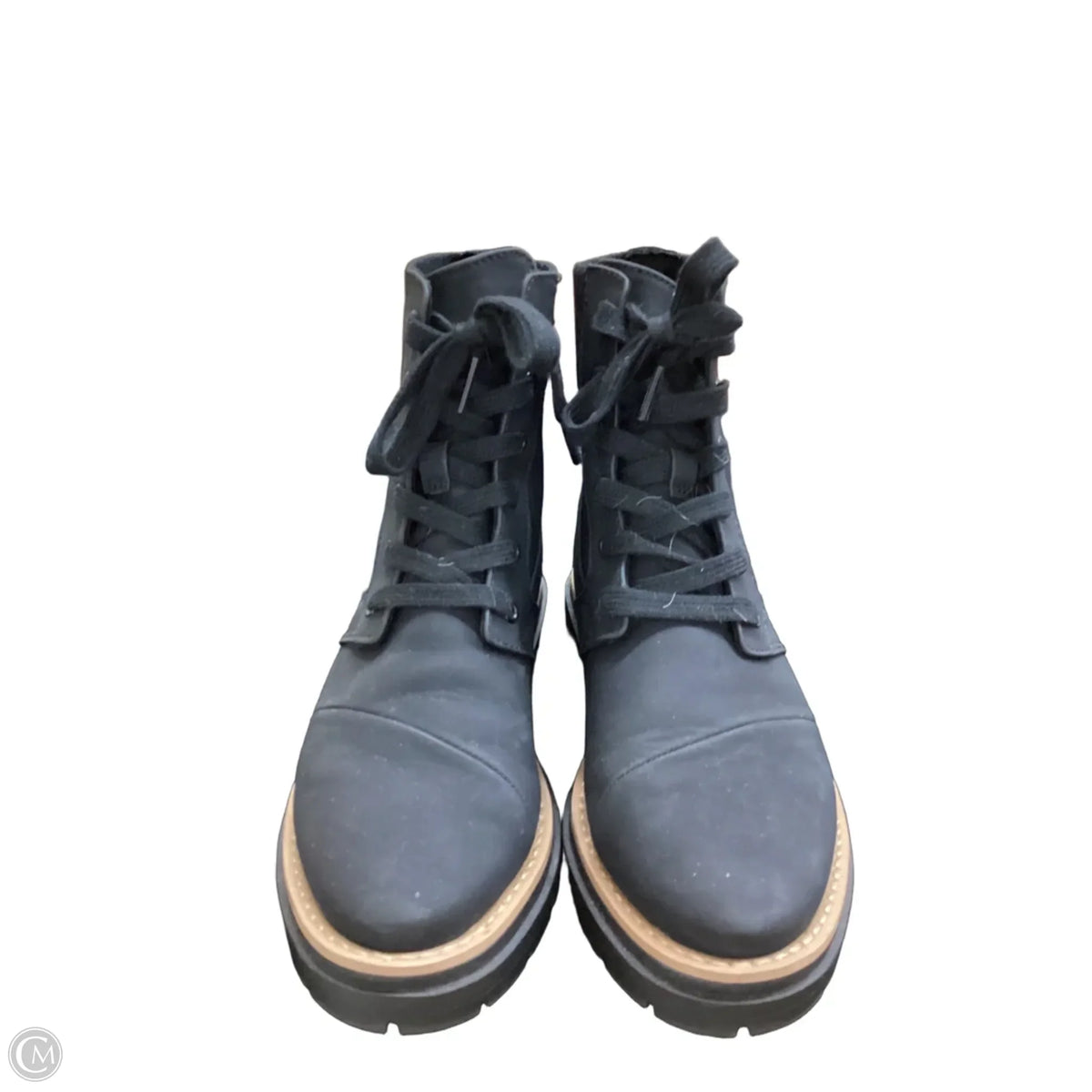 Boots Combat By Toms In Black, Size: 6.5