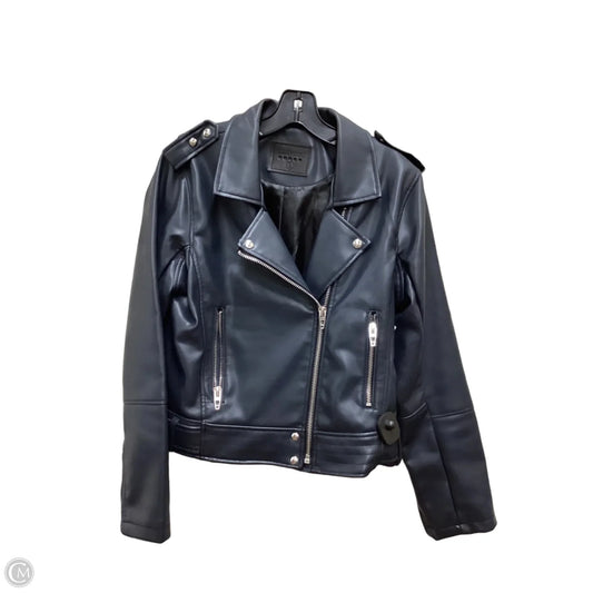 Jacket Moto By Blanknyc In Navy, Size: L