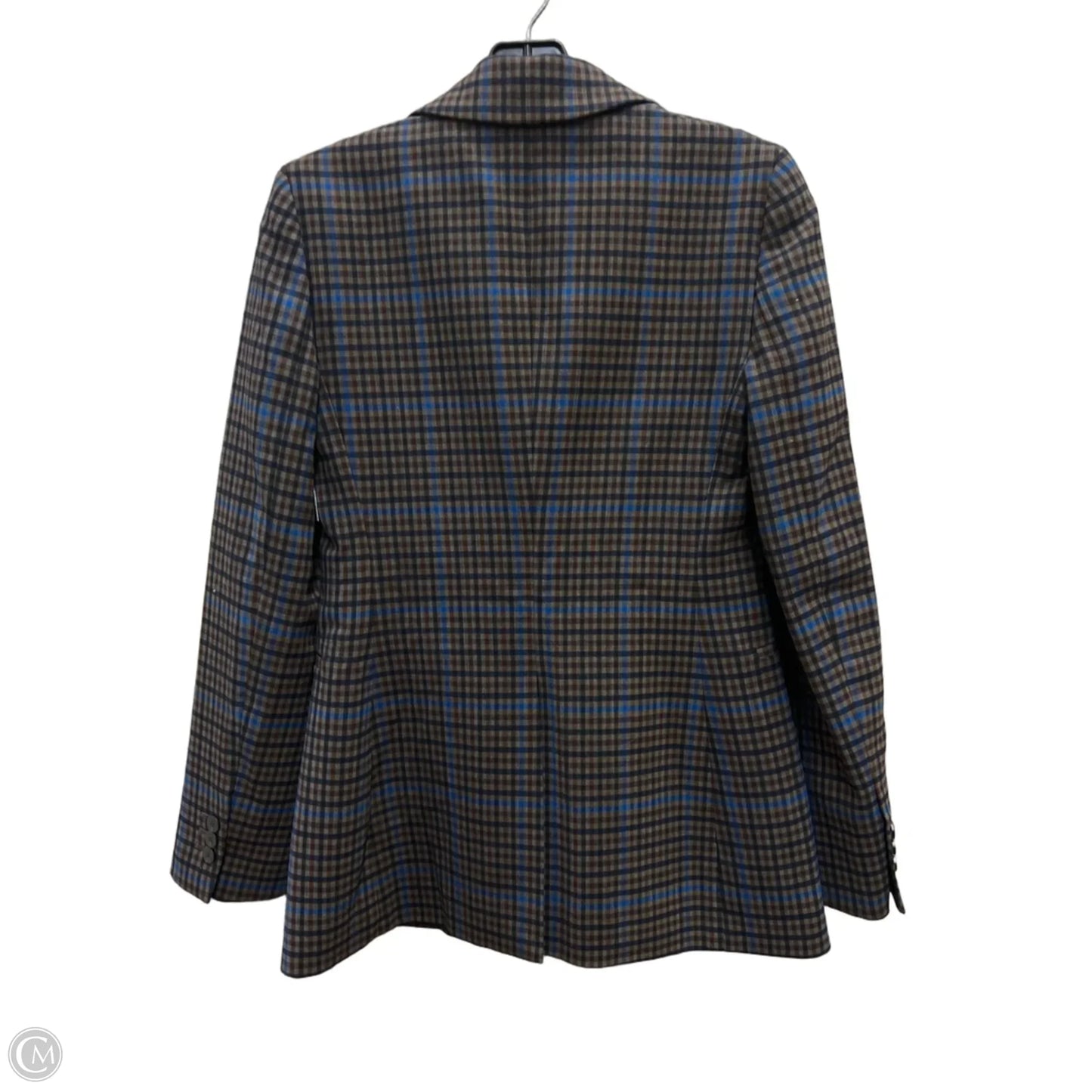 Blazer By Theory In Checkered Pattern, Size: 0