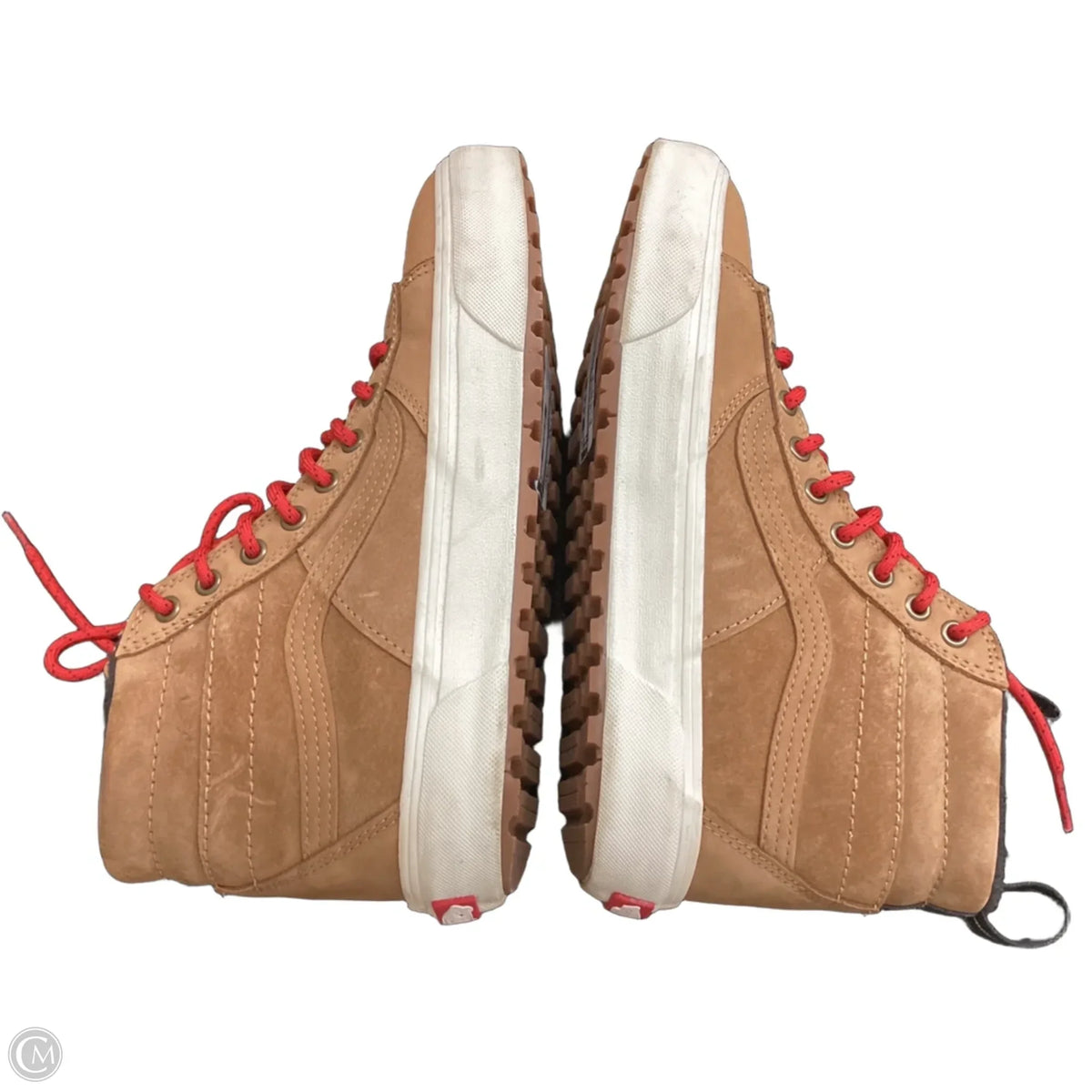 Shoes Sneakers By Vans In Brown, Size: 9.5