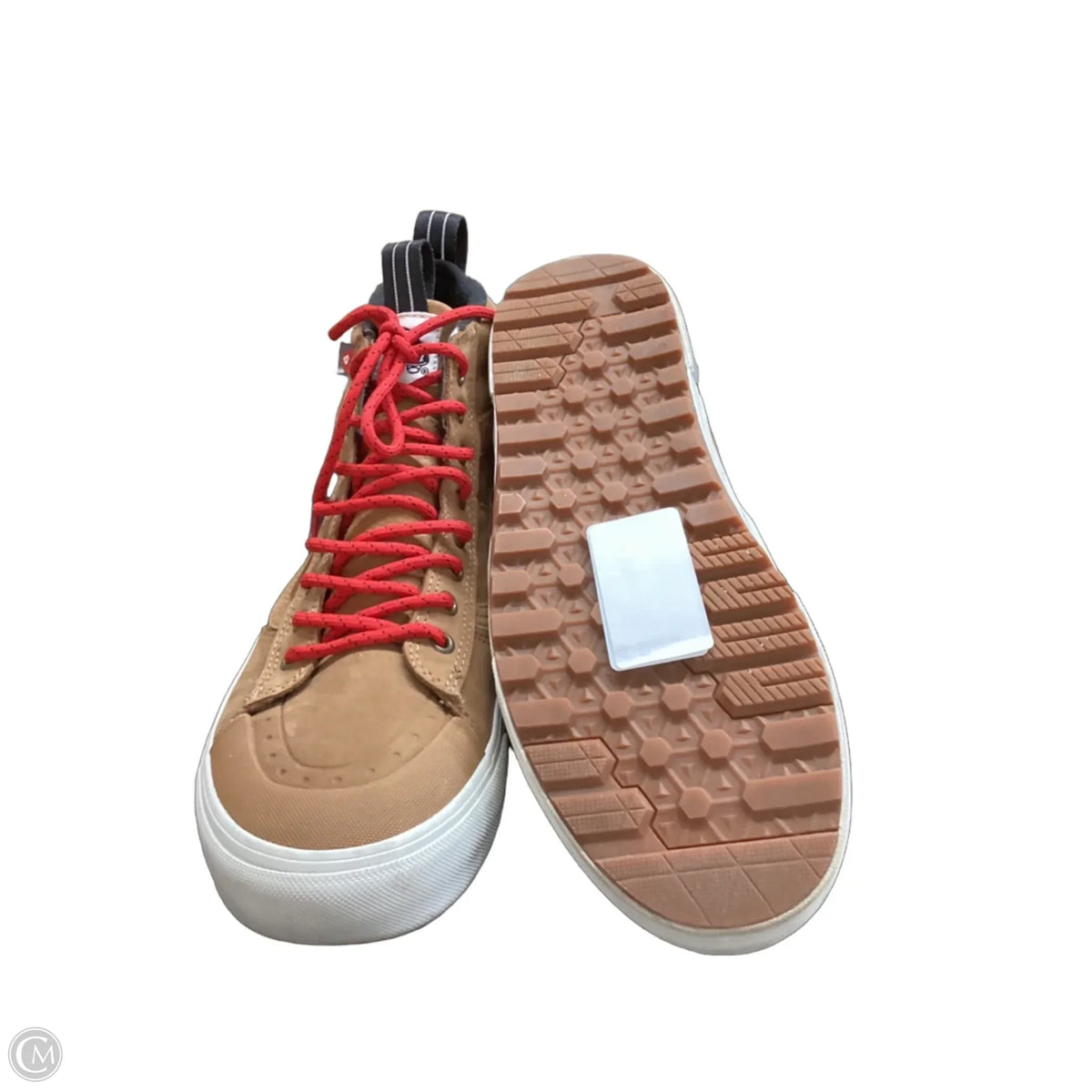 Shoes Sneakers By Vans In Brown, Size: 9.5