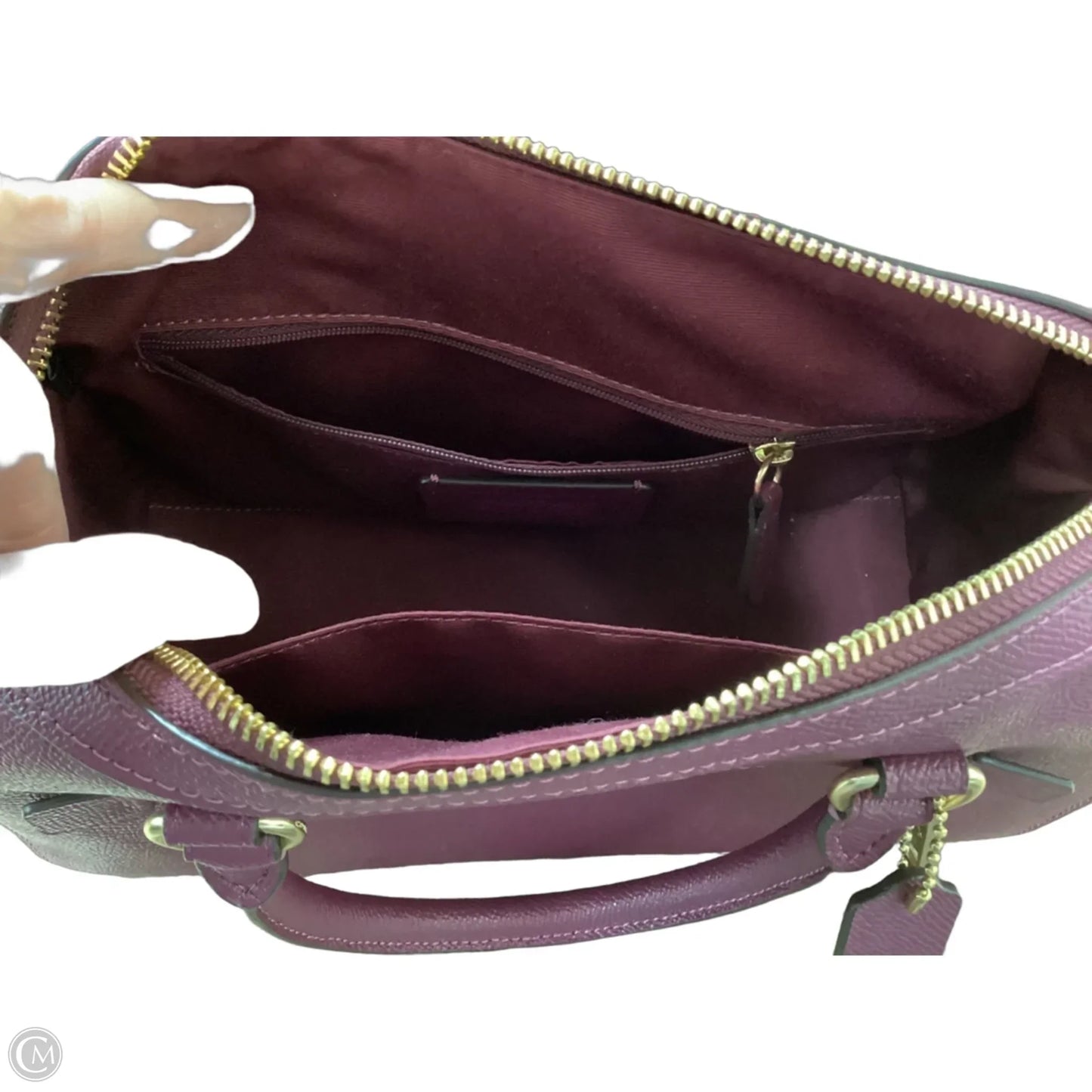 Handbag Designer By Coach, Size: Medium