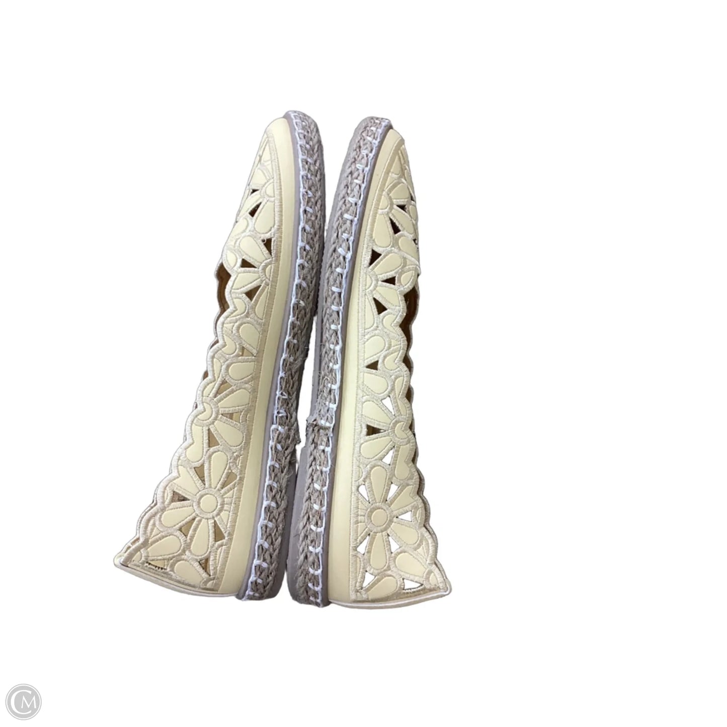 Shoes Flats By Clothes Mentor In Yellow, Size: 7.5