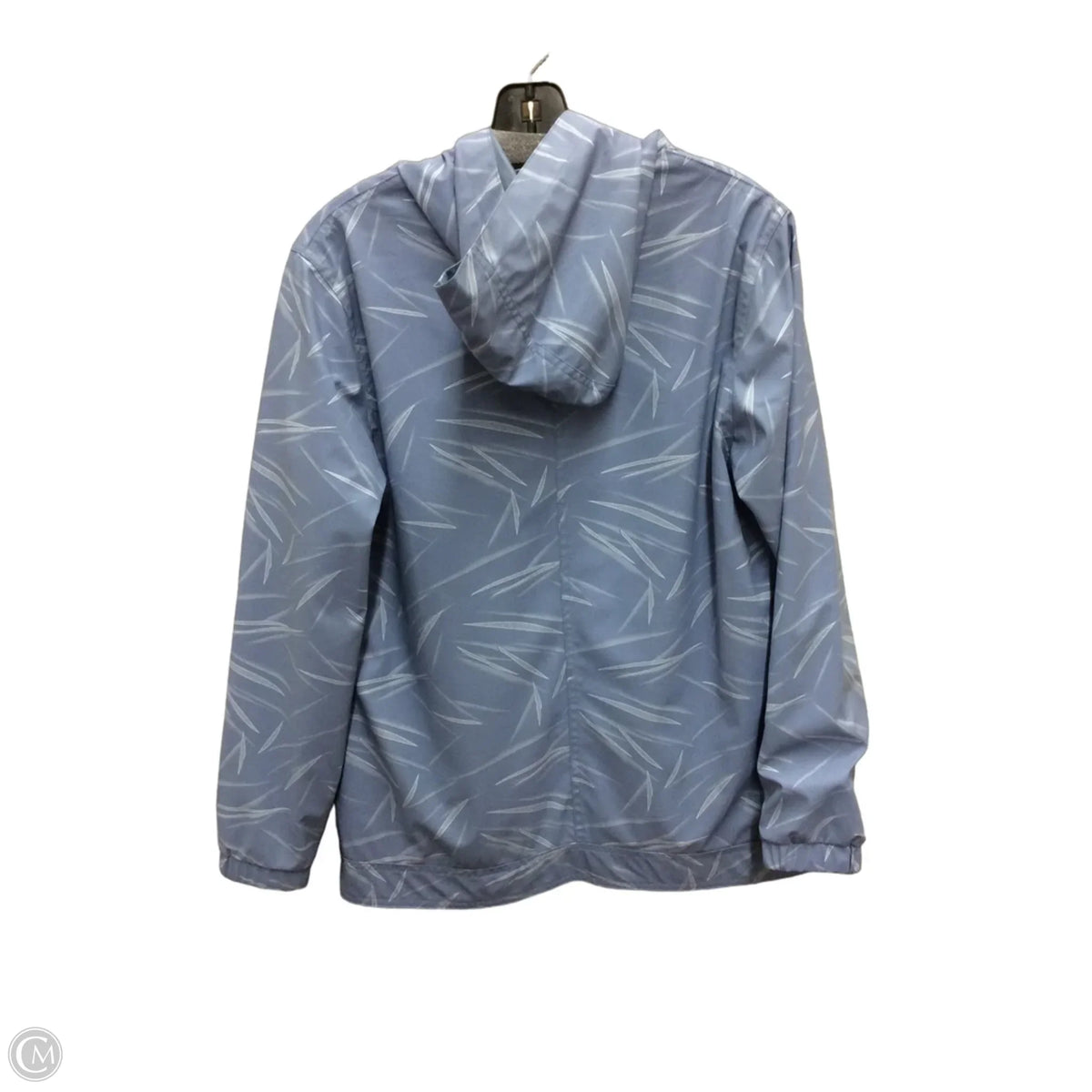 Jacket Windbreaker By Weatherproof In Blue, Size: S