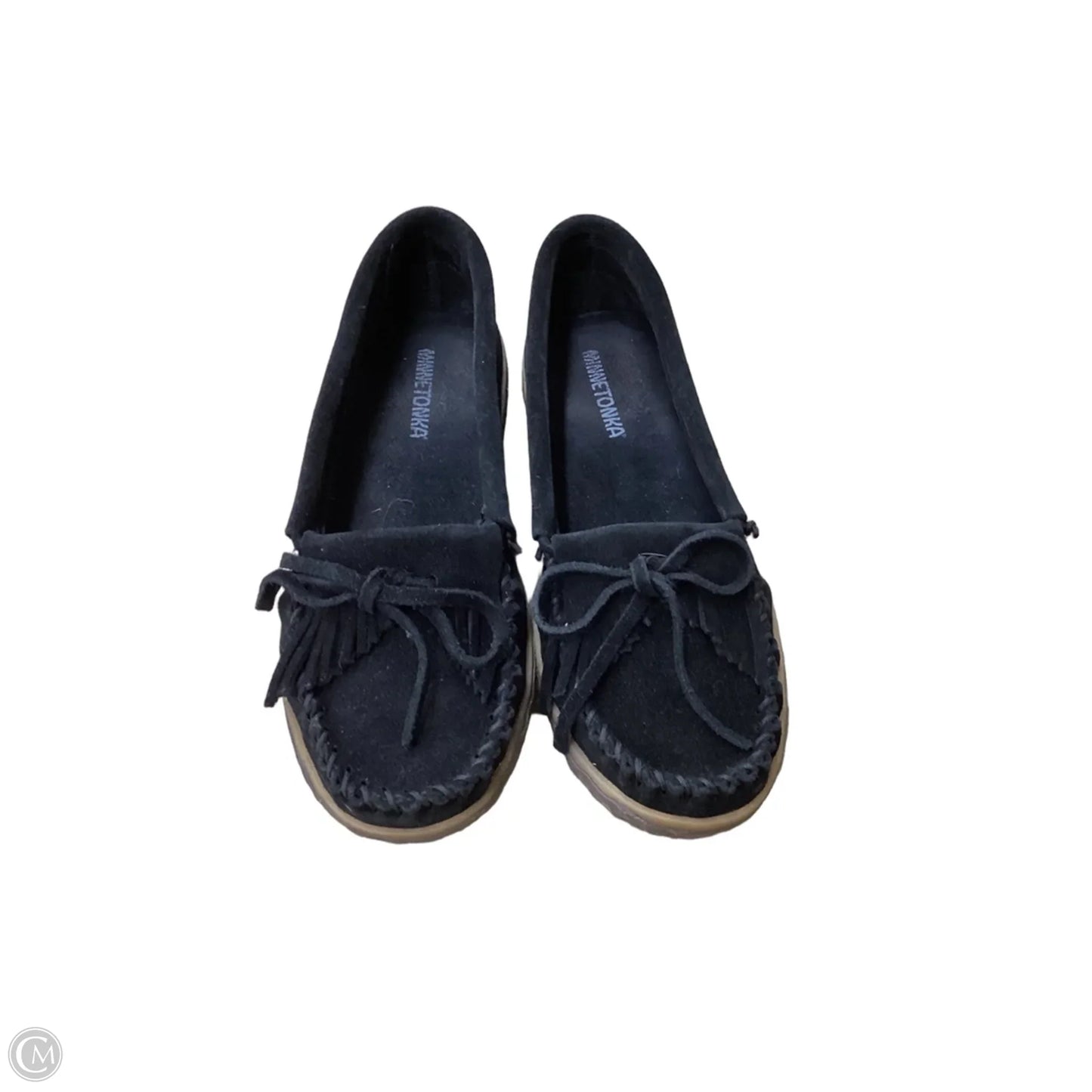 Shoes Flats By Minnetonka In Black, Size: 8