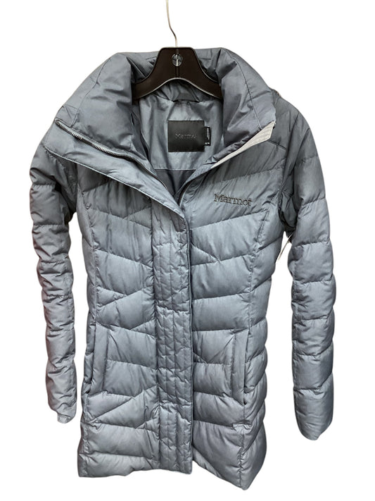 Coat Puffer & Quilted By Marmot In Grey & Orange, Size: Xs