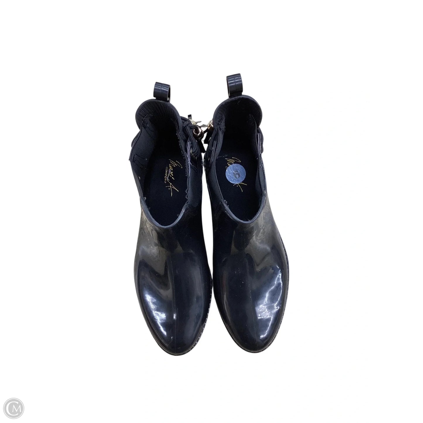 Boots Ankle Flats By Clothes Mentor In Black, Size: 9