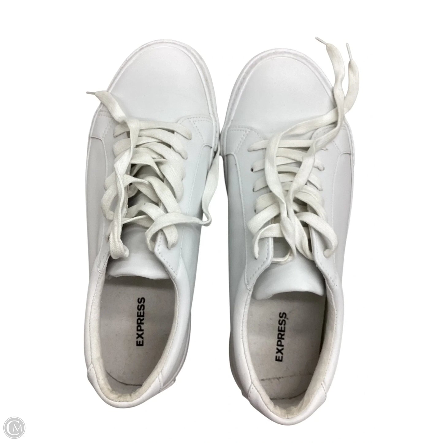 Shoes Sneakers By Express In White, Size: 9
