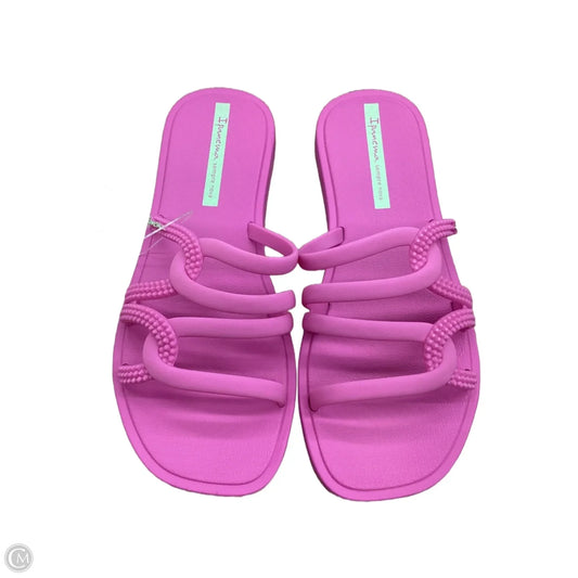 Sandals Flip Flops By Clothes Mentor In Pink, Size: 6